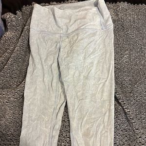 Lululemon size 8 align smokey blue leggings